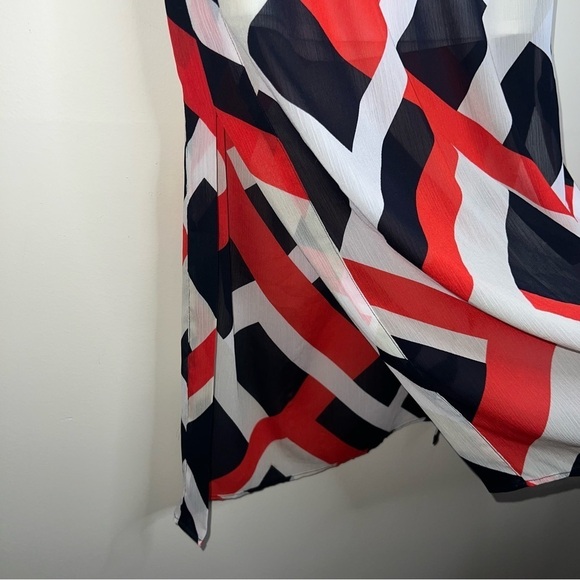 Ann Taylor Geometric Print Semi Sheer Maxi Skirt Size XS - Picture 5 of 5